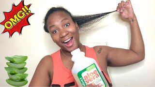 Aloe Vera Juice for MASSIVE HAIR GROWTH [upl. by Emia406]