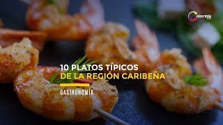 10 PLATOS TÍPICOS DE LA REGIÓN CARIBEÑA [upl. by Basir]