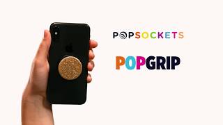 PopSockets Swappable PopGrip  How to use it [upl. by Htnnek280]