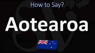 How to Pronounce Aotearoa NEW ZEALAND MAORI [upl. by Gausman399]