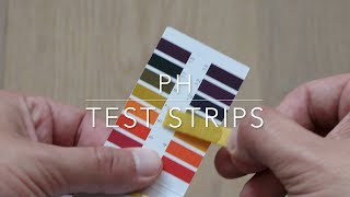 PH test strips [upl. by Okuy]