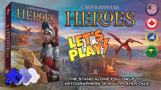 Cartographers Heroes  Playthrough [upl. by Albion]