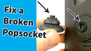 How to Fix a Broken Popsocket [upl. by Naasar]