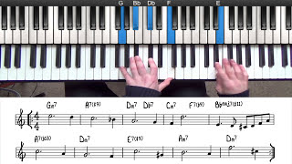 Rootless Voicings Finally Explained  Jazz Piano Lesson [upl. by Gnurt]