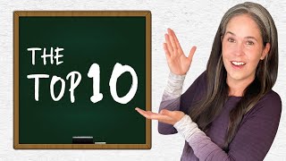 English Words – The Top 10 – Pronunciation Guide – Learn English American English [upl. by Howund269]