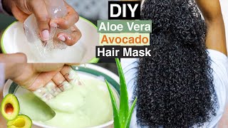 EXTREME ALOE VERA HAIR GROWTH TREATMENT FOR NATURAL HAIR [upl. by Nowahs56]