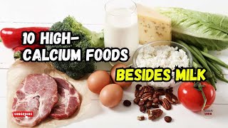 Comparison Calcium Content Of Common Foods [upl. by Idroj]