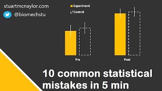 Ten Statistical Mistakes in 5 Min [upl. by Blodgett304]