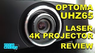 EYE BLINDING Optoma UHZ65 Laser 4K Projector Review amp Setup  Home Theater Upgrades [upl. by Nedaj]