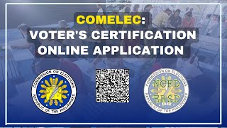 COMELEC VOTERS CERTIFICATE ONLINE APPLICATION STEP BY STEP GUIDE [upl. by Anissej622]