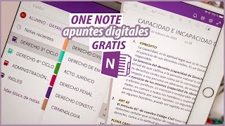 APUNTES DIGITALES EN ONE NOTE  CÓMO USARLA Paso a Paso [upl. by Hibbitts]