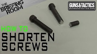 How to Shorten Screws [upl. by Cerf417]