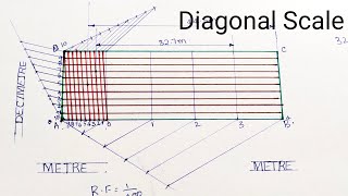 Diagonal ScaleEngineering Drawing [upl. by Erminie]