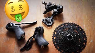 The BEST BUDGET Gravel Groupset Microshift Advent X [upl. by Idaline72]