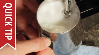 How to AutoFroth Milk for Lattes [upl. by Pedroza]