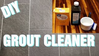 Easy and Inexpensive DIY Grout Cleaner [upl. by Annuaerb]