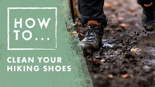 How to clean your hiking shoes  Salomon How to [upl. by Jaenicke]