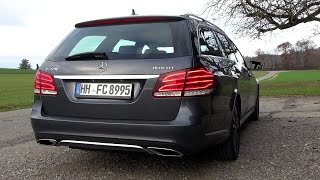 2015 Mercedes E220 CDI TModel 9GTronic 170 HP Test Drive [upl. by Nilecoj]