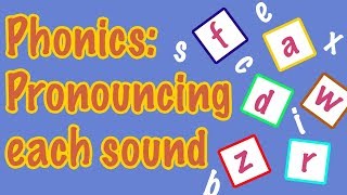 English Letter Pronunciation  Phonics [upl. by Tomlinson]