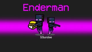 Super ENDERMAN Imposter Role in Among us [upl. by Benson]