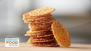 Lacy Almond Cookies  Everyday Food with Sarah Carey [upl. by Nyladnewg823]