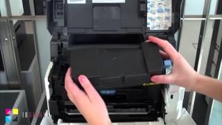 Kyocera How to Replace Toner  FS 2100dn 4100dn 4200dn amp 4300dn [upl. by Alyam]