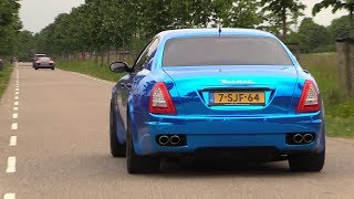 Maserati Quattroporte 42 V8 with Straight Pipes  LOUDEST EVER [upl. by Barnebas532]