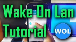 Wake On Lan  Android App Tutorial [upl. by Metzgar]