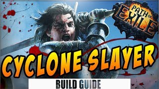 POE Cyclone Slayer Build Guide  Path of Exile [upl. by Wojak]