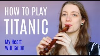 How to play TITANIC  Team Recorder [upl. by Omocaig]