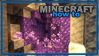 How to Find Amethyst Geodes and Use Amethyst in Minecraft 118  Easy Minecraft Tutorial [upl. by Moseley]