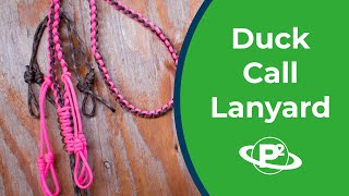 Paracord Duck Call Lanyard Tutorial—Holds 6 Calls [upl. by Sakul452]