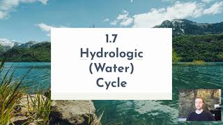 APES Notes 17  Hydrologic Water Cycle [upl. by Broadbent]