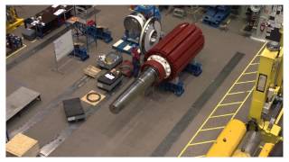 ABB Azipod® propulsion unit assembly Timelapse [upl. by Woodrow]