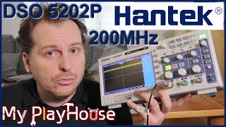 My New Hantek DSO5202P 200 MHz 2 Ch Oscilloscope  910 [upl. by Arat232]