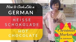 Heiße Schokolade German Hot Chocolate Made from Scratch [upl. by Brocky]