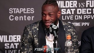 DEONTAY WILDERS FULL POST FIGHT PRESS CONFERENCE  WILDER VS FURY POST FIGHT [upl. by Analram]