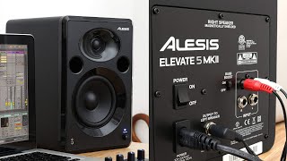 Alesis ELEVATE 5 MKII Review  Powered Desktop Studio Speakers [upl. by Lachus]