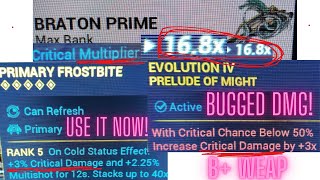 Braton Prime Incarnon BUGGED [upl. by Jerald]