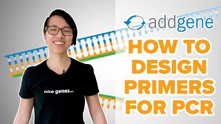 How to Design Primers for PCR [upl. by Zetrauq]