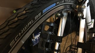 Schwalbe Marathon Plus Tour Tires on Trek FX3 [upl. by Aham989]