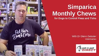 Simparica Monthly Chews for Dogs to Control Fleas and Ticks [upl. by Ellivnarg]