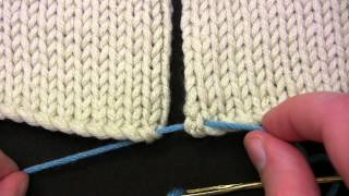 Berroco How to Mattress Stitch [upl. by Etnoid]