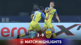 Highlights  Kerala Blasters 20 Hyderabad FC  Match 40  Hero ISL 202021 [upl. by Annaynek657]