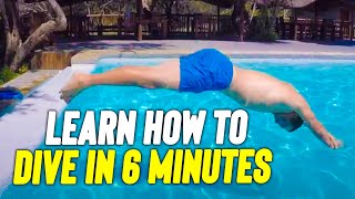 How to DIVE in your Swimming pool like a PRO [upl. by Hamrnand]