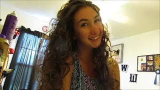 How To Scrunch Hair With Naturally PIN STRAIGHT Hair [upl. by Musetta41]