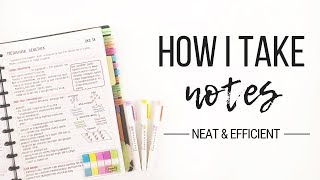 How I take notes  Tips for neat and efficient note taking  Studytee [upl. by Torhert]