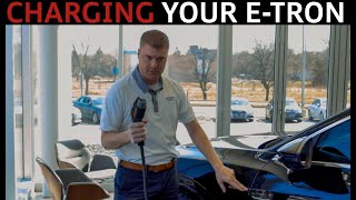 How to Charge Your Audi etron  Complete Guide [upl. by Gildea]