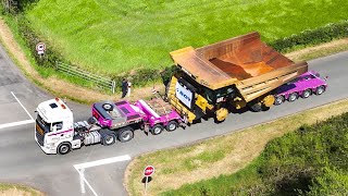 Un ENGIN de 70 TONNES  IMPRESSIONANT CONVOI EXCEPTIONNEL STDC dans NIORT [upl. by Primalia225]