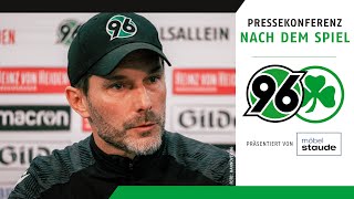 PK nach dem Spiel  Hannover 96  SpVgg Greuther Fürth [upl. by Holzman]